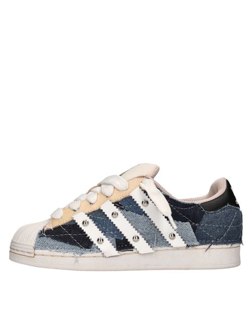 Sneakers in denim ed ecopelle ADIDAS SEDDYS | ADISE235253JEANS-BIANCO-BEIGE-NERO